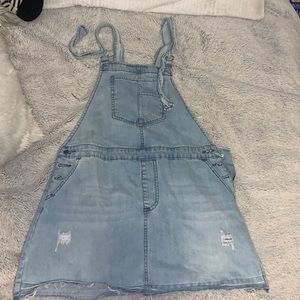 Skirt overalls